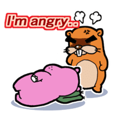 VIVA VIVA BEAVER and HIPPO sticker #1731304