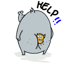 Chi Cha Elephant sticker #1731990