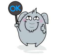 Chi Cha Elephant sticker #1731993