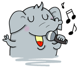 Chi Cha Elephant sticker #1731999