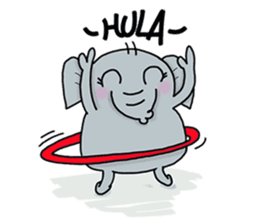 Chi Cha Elephant sticker #1732007