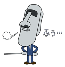 Teacher Moai sticker #1732234