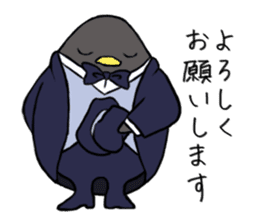 Gentlemman Penguin sticker #1732745