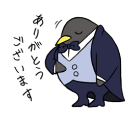 Gentlemman Penguin sticker #1732747