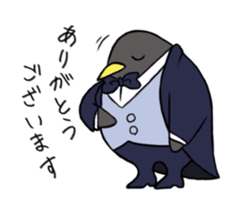 Gentlemman Penguin sticker #1732747