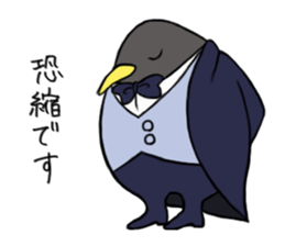 Gentlemman Penguin sticker #1732749