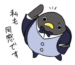 Gentlemman Penguin sticker #1732754