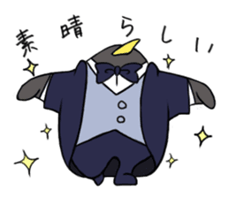 Gentlemman Penguin sticker #1732770