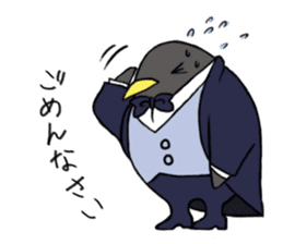 Gentlemman Penguin sticker #1732773