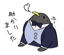 Gentlemman Penguin sticker #1732775