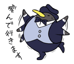 Gentlemman Penguin sticker #1732779
