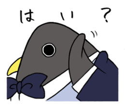 Gentlemman Penguin sticker #1732782