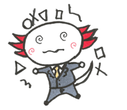Axolotl president sticker #1732789