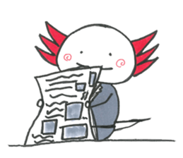 Axolotl president sticker #1732795