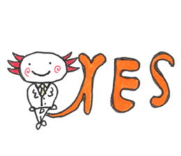 Axolotl president sticker #1732798