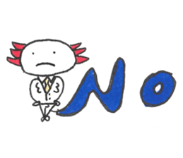 Axolotl president sticker #1732799