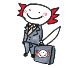 Axolotl president sticker #1732801