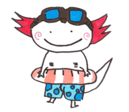 Axolotl president sticker #1732803