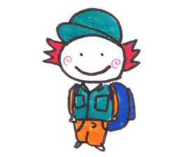 Axolotl president sticker #1732804