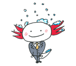 Axolotl president sticker #1732817