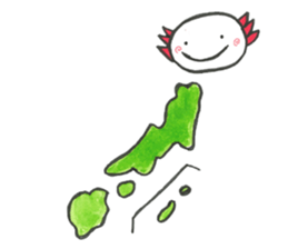 Axolotl president sticker #1732819