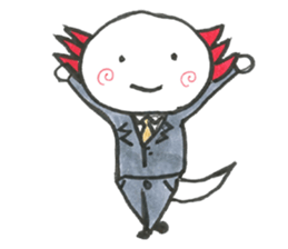 Axolotl president sticker #1732820