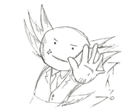 Axolotl president sticker #1732824