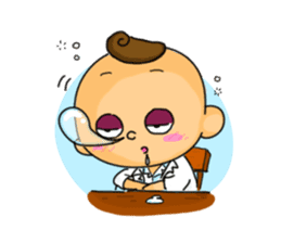 White coat gangster sticker #1732881