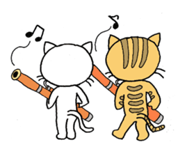 Bassoon Kitty sticker #1732986