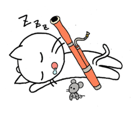 Bassoon Kitty sticker #1732987