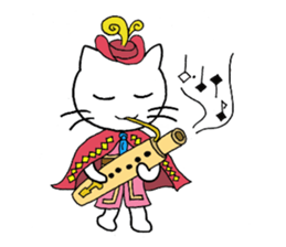 Bassoon Kitty sticker #1732992