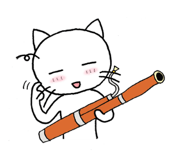 Bassoon Kitty sticker #1732995