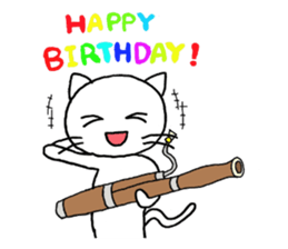 Bassoon Kitty sticker #1732999