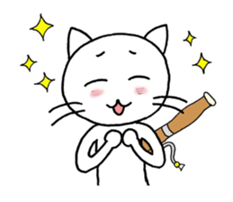 Bassoon Kitty sticker #1733018