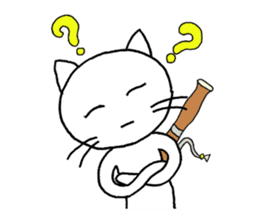 Bassoon Kitty sticker #1733020