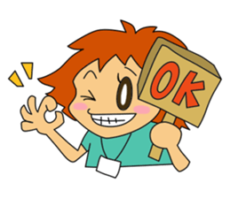 Tomo-chan the production manager sticker #1733347