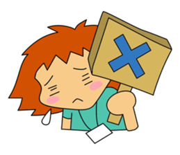 Tomo-chan the production manager sticker #1733348