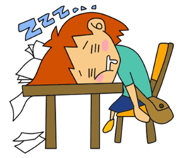 Tomo-chan the production manager sticker #1733378