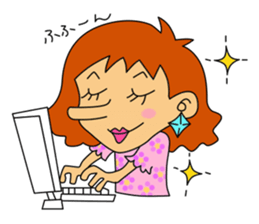Tomo-chan the production manager sticker #1733382