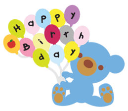 Teddy the Blue Bear sticker #1734105