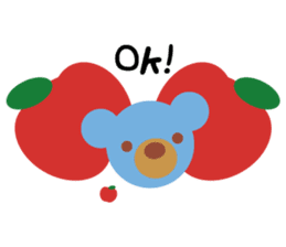Teddy the Blue Bear sticker #1734111