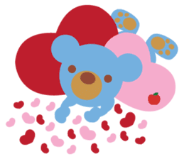 Teddy the Blue Bear sticker #1734112