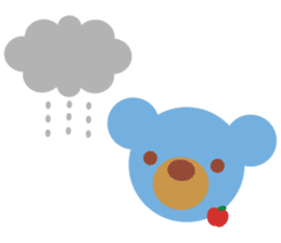 Teddy the Blue Bear sticker #1734117
