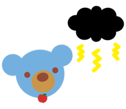 Teddy the Blue Bear sticker #1734118