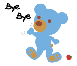 Teddy the Blue Bear sticker #1734125