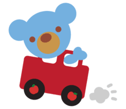 Teddy the Blue Bear sticker #1734128