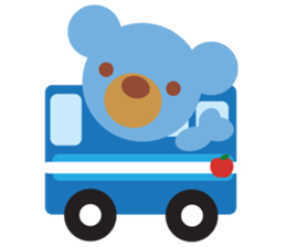 Teddy the Blue Bear sticker #1734130