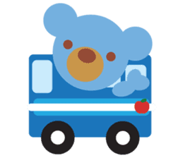 Teddy the Blue Bear sticker #1734130