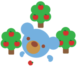 Teddy the Blue Bear sticker #1734134