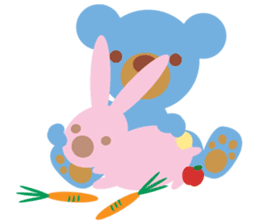 Teddy the Blue Bear sticker #1734136